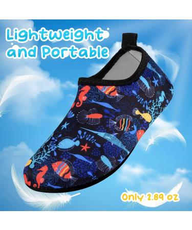 Children's Bathing Shoes | Slipproof Water Shoes for Boys & Girls | Aqua Socks for Pools & Beaches | EU Sizes 22/23 - Perfect for Vacation - Buy Online on GoSupps.com