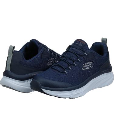 Skechers Men's D'lux Walker Pensive Oxford 10.5 X-Wide Navy - Quality Comfort for Every Step - Buy Online on GoSupps.com