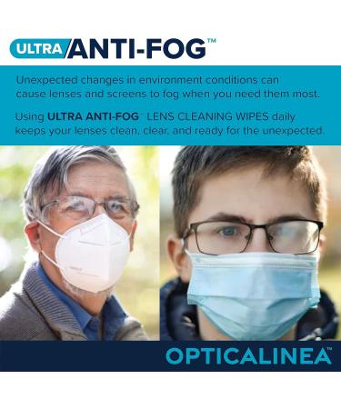 Ultra Anti-Fog Lens Cleaning Wipes - Pre-Moistened for Eyeglasses Sunglasses Screens & More | 200 Count (2 PACK) - Best International Shipping - Buy Online on GoSupps.com
