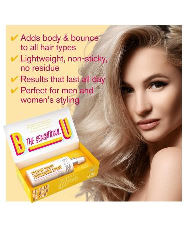 Volumizing Hair Thickening Texture Spray for Fine, Flat & Thin Hair - Adds Volume & Texture for Women & Men - Non-Sticky Formula for Fuller Hair - Buy Online on GoSupps.com