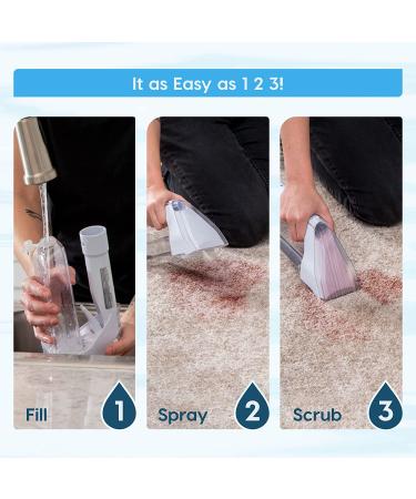 Iris USA Spot Cleaner - Small Carpet Cleaner Machine for Daily Use - Lightweight and Portable Upholstery Cleaner - Non-Chemical Stain Remover for Pets - Ideal for Stairs, Carpet, and Couch - White (596751) - Buy Online on GoSupps.com
