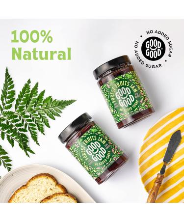 GOOD GOOD Sweet Forest Fruit Jam - Keto Friendly - Low Calorie Without Added Sugars - Vegan - Gluten Free - Preserves - 330g x4 - Buy Online on GoSupps.com