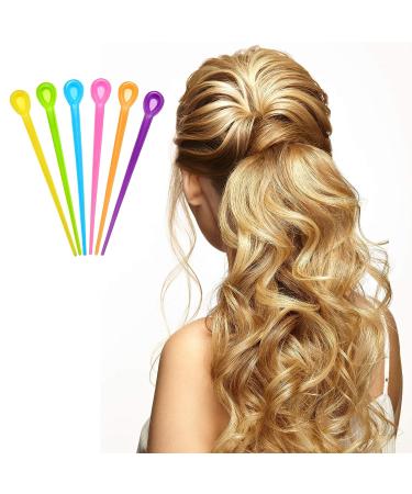 180-Piece Brush Roller Pick Hair Curler Set for Styling - Perfect Christmas & Valentine's Day Gift (Rose Red, Green, Yellow, Blue, Orange, Purple) - Buy Online on GoSupps.com