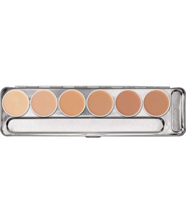 Dermacolor Camouflage Palette 6 colors color sorting: 1W-6W - Buy Online on GoSupps.com