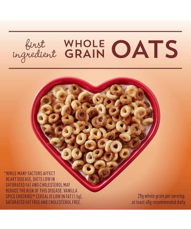 General Mills Vanilla Spice Cheerios Cereal 12oz (340g) | Made with Real Cinnamon | No Artificial Colours and Flavours | Gluten Free | Large Size - Buy Online on GoSupps.com