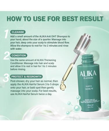 ALIKA 3 Hair Growth Serum - Scalp Treatment for Men & Women | Effective Hair Loss Solutions for All Scalp Types (50ml - Buy Online on GoSupps.com