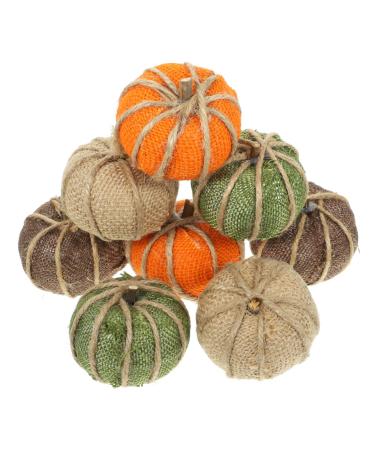 ABOOFAN 8pcs Decor Pumpkin Prop Pumpkin Ornament Small Pumpkins Pumpkin Model Thanksgiving Centerpiece Thanksgiving Ornament Artificial Pumpkins Fake Pumpkin Halloween Foam