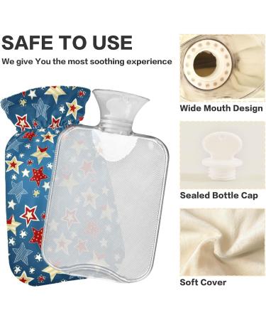 American Flag Heat Bottle | 1L Warm-Up Bag for Pain Relief | BPA-Free Hot & Cold Therapy - Buy Online on GoSupps.com