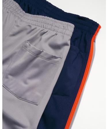 STX Boys' Track Pants - 2 Pack Performance Tricot Sport Jogger Sweatpants (4-16) Navy/Grey - Buy Online on GoSupps.com