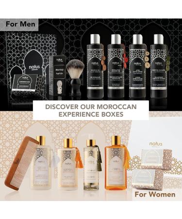 Women's Argan Oil Beauty Set - Shampoo Shower Gel Hair Serum Body Lotion & Wooden Comb | Nourishing & Energizing Routine | Vegan & Cruelty-Free | All Hair/Skin Types - Shop Internationally - Buy Online on GoSupps.com