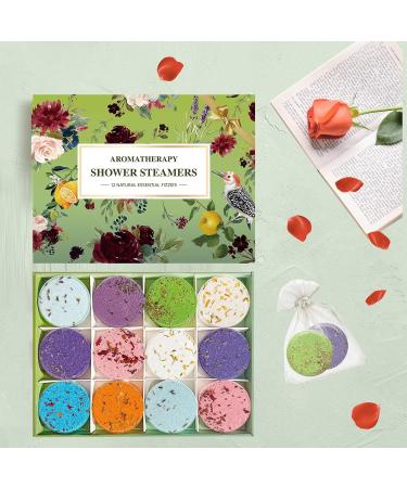 Shower Steamers Aromatherapy 12 Pcs - Essential Oil Shower Bombs for Anxiety Relief & Relaxation - Perfect Gifts for Women - 1.06 oz (Pack of 12) - Buy Online on GoSupps.com
