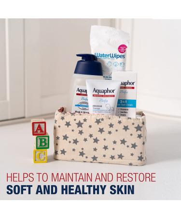 Aquaphor Baby Welcome Baby Gift Set | Free WaterWipes & Bag | Healing Ointment, Wash/Shampoo, 3-in-1 Diaper Rash Cream - Buy Online on GoSupps.com