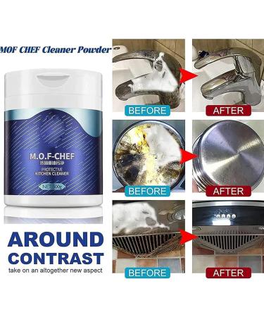 Oil Pollution Powder - 500ml Easy Off Oven Cleaner Heavy Duty - Kitchen Cleaning Supplies All Purpose Bubble Cleaner for Kitchen Deep Cleaning Moluo - Buy Online on GoSupps.com