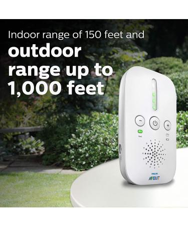 Philips AVENT DECT Audio Baby Monitor SCD502/10 - White Audio Monitor - Buy Online on GoSupps.com