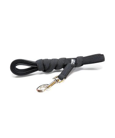 IDC Color & Gray rubberized leash 20 mm x 3 m without loop black-gray Black-gray 20 mm x 3 m (without loop)
