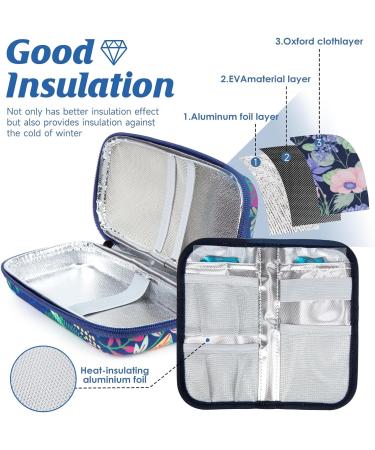 Youshares Insulin Cooling Bag - Travel Etui for Diabetes | TSA Approved Eva K hlbox with Cooling Packs for Glucose Meters & Epipens - Perfect Diabetic Accessories (Rainforest Y8) - Buy Online on GoSupps.com