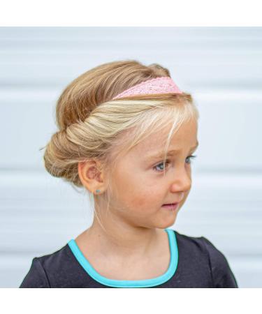 FROG SAC 5 Lace Headbands for Girls - Adjustable Non-Slip Elastic Headwraps - Cute Hair Accessories for Kids - Pastel Lacy Design - Birthday Party Favors - Buy Online on GoSupps.com