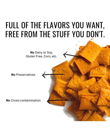 Every Body Eat Snack Thins Vegan Cheese-Less Flavor 4 oz - Pack of 2 | Gluten Free, Dairy Free - Buy Online on GoSupps.com
