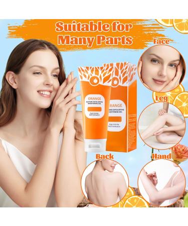 Dandin Natural orange exfoliating gel orange exfoliating gel orange cleansing peeling exfoliating gel peeling face for all deep cleansing 1 g 1er Pack - Buy Online on GoSupps.com