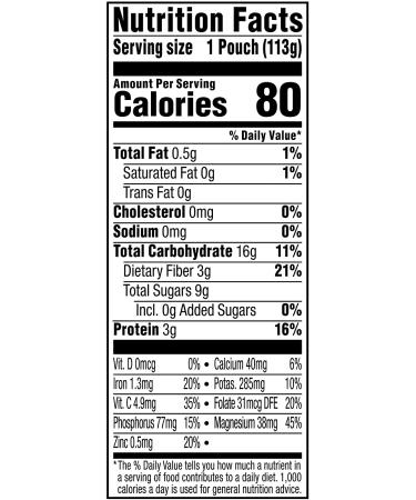 Plum Organics Baby Food Pouch | Mighty Protein & Fiber | Banana White Bean Strawberry Chia | 12 Pack, 4 oz | Organic Squeeze for Babies, Kids, Toddlers - Buy Online on GoSupps.com