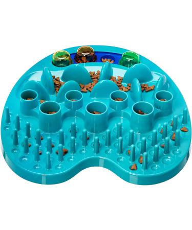 Amazon Basics Pet Activity Center and Feeder Blue - Buy Online on GoSupps.com