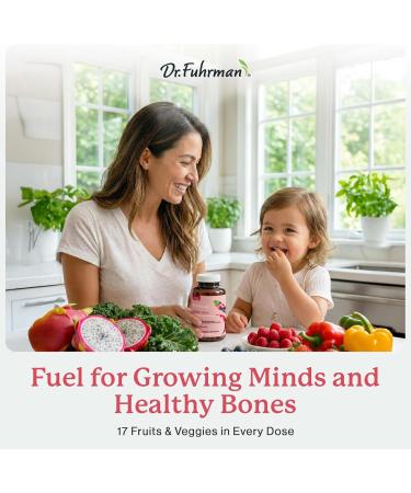 Dr. Fuhrman Pixie Vites Chewable Children's multivitamin | Whole Food Kids Multi with Vitamin D3 K2 & Zinc | Sugar Free Vegan Non-GMO | Organic Natural Fruits and Veggies | Berry Flavor | 120 Tabs - Buy Online on GoSupps.com