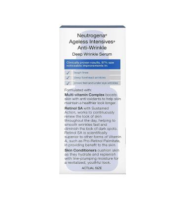 Neutrogena Ageless Intensives Anti-Wrinkle Retinol Serum - 1 fl. oz - Buy Online on GoSupps.com