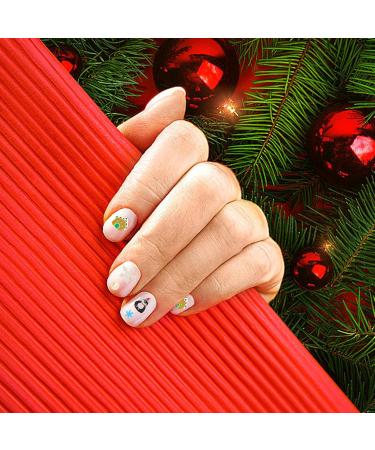Christmas Nail Cute 3D Santa Claus Snowflake Elk Nail Glitter Christmas Nail Decals Small Christmas Nail Art Stickers Style 2 Beauty Supplies - Buy Online on GoSupps.com