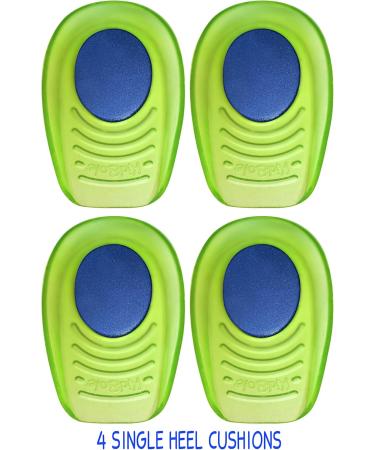 Memory Foam Heel Cups for Kids - Shock Absorbing Relief for Sensitive Heels & Foot Pain | 2 Pairs Size 3-7 - Buy Online on GoSupps.com