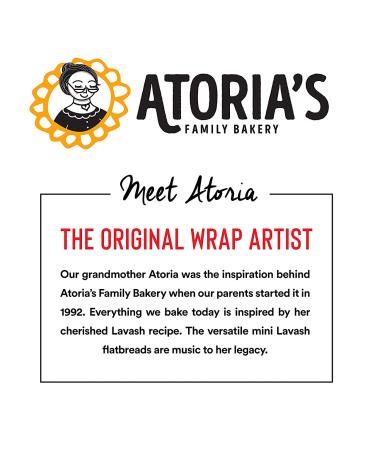 Atorias Family Bakery Mini Lavash bread w/ Whole Grain & Flax Perfect for sandwich bread  wraps or pizza crust 50 calories  5g net carbsKeto-friendly (4 packs of 6 flatbreads  24 pieces) Whole Grain and Flax Lavash 8 Count (Pack of 4) - Buy Online on GoSupps.com