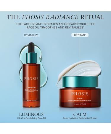 Phosis - Luminous Ultrafine Revitalizing Face Oil for Women Lightweight Facial Glow Elixir with Sea Buckthorn Prickly Pear Pomegranate & Meadowfoam Gua Sha Tool & Skincare Companion 30ml - Buy Online on GoSupps.com