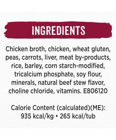Beneful Prepared Meals Wet Dog Food Beef Stew - 283 g Tub (8 Pack) - Buy Online on GoSupps.com