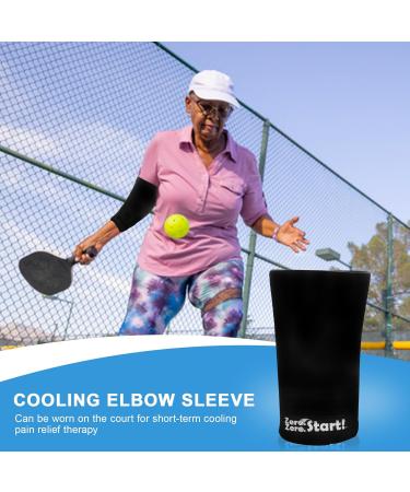 Gel Compression Sleeve for Cold Therapy | Elbow Knee Wrist & Ankle Wrap for Pickleball | Large Size - Buy Online on GoSupps.com