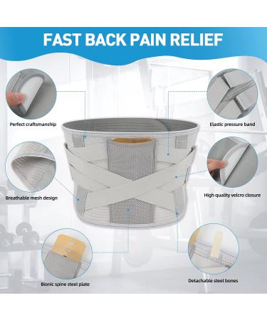 Buy KIWI RATA Back Brace - Pain Relief Support Belt for Men & Women | Breathable Design for Sciatica Herniated Disc & Scoliosis - Perfect for Heavy Lifting - Buy Online on GoSupps.com