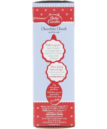 Betty Crocker Chocolate Chunk Muffin Mix 335g - Delicious and Easy to Bake - Buy Online on GoSupps.com