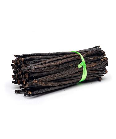 Slofoodgroup Grade B Vanilla Beans - 10 Premium Extract Pods for Homemade Vanilla Flavor, Powder, or Paste - Tahitian & Bourbon Type - 10 Count - Buy Online on GoSupps.com