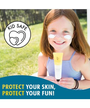 Mineral Face Sunscreen SPF 20 - Organic, Reef Friendly, Biodegradable Zinc Oxide Protection - 2 Fl Oz - Buy Online on GoSupps.com