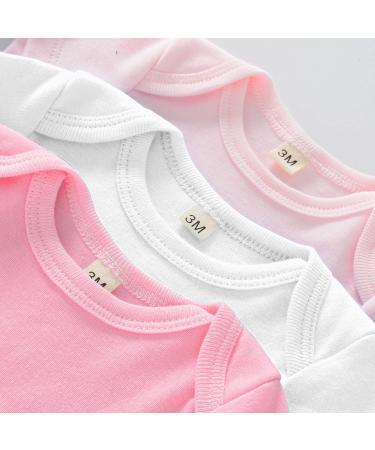 Bestele Baby Bodysuit Set | Pure Cotton Onesies for Newborn Boys & Girls | Short Sleeve Infant Rompers | 0-3 months - Buy Online on GoSupps.com