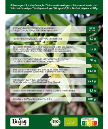 Buy Biojoy ORGANIC Bourbon Vanilla Pods 20pcs | Premium Madagascar Vanilla 13-15cm | International Shipping Available - Buy Online on GoSupps.com