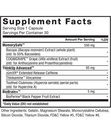 Force Factor Forebrain - 30 Capsules for Enhanced Focus & Mental Clarity - Buy Online on GoSupps.com