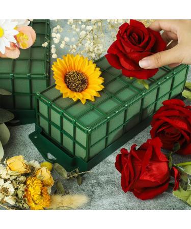 2 Pack Floral Foam Cage Holders for Fresh Flowers - Floral Arrangement Supplies - Home Wedding Decor - 11.8 x 4.3 x 3.1 Inches - Buy Online on GoSupps.com