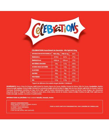 CELEBRATIONS - Assortment of chocolates - Special Mix 224g (Pack of 6) - Buy Online on GoSupps.com