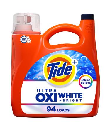 Tide Plus Ultra OXI White and Bright Liquid Laundry Detergent Advanced Stain Removal and Whitening Power 3.9 L 94 Loads 3.9 l (Pack of 1)
