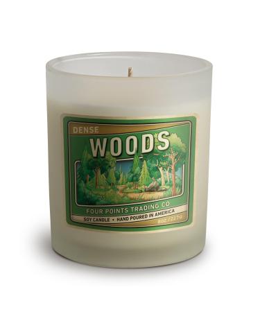 Woods 8 Oz Scented Soy Aromatherapy Candle w/Jar