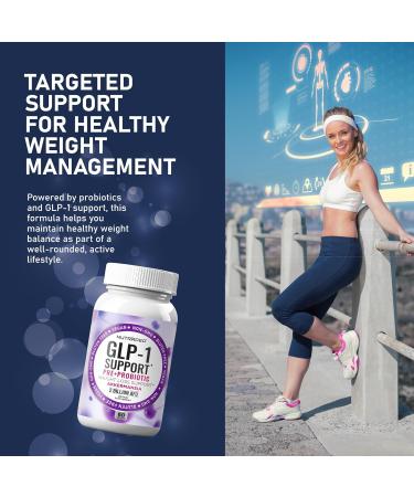 NutraPep GLP-1 Support Weight Loss Support Probiotic Prebiotics Capsule Supplement - Akkermansia XOS Clostridium Bifidobacterium - GLP1 Support Gut Abdominal Digestive Support for Men Women - Buy Online on GoSupps.com