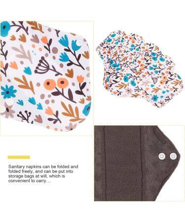 HEALLILY Charcoal Menstrual Pads - Reusable Waterproof Sanitary Pads 5 Pack | Eco-Friendly & Comfortable | International Shipping Available - Buy Online on GoSupps.com