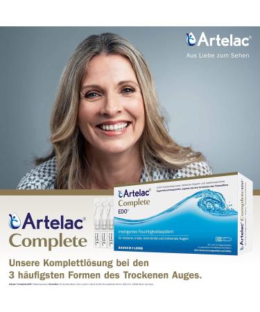 Artelac Complete EDO Eye Drops - Triple Action Relief for Dry Eyes | 30 x 0.5 ml Ophthalmic Solution - Buy Online on GoSupps.com