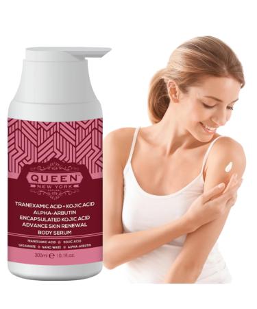 QUEEN TRANEX LOTION | MILKY Body Serum- Kojic Acid Alpha Arbutin Glycolic Acid Salicylic Acid Niacinamide