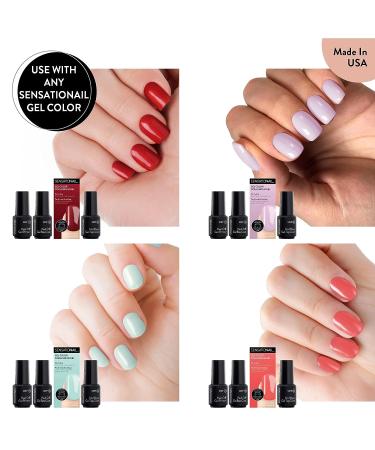 Sensationail Gel Manicure Starter Kit - Peel Off Formula Nude Mood | Gel Nail Polish Kit | No Acetone Needed | Lasts 2 Weeks | Beige - 20 Piece Set - Buy Online on GoSupps.com