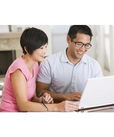 Boost Eyewear 12 Pack Reading Glasses - Ultra Lightweight Matte Black Rectangular Frames with Non-Slip Cushions for Men & Women - 1.0 Diopters - Buy Online on GoSupps.com